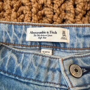 Abercrombie & Fitch 90s Relaxed High Rise (32) Curve Love